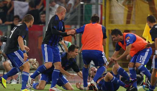 Slovan Bratislava zog nach einem 1:1 beim AS Roma in die Gruppenphase der Europa League