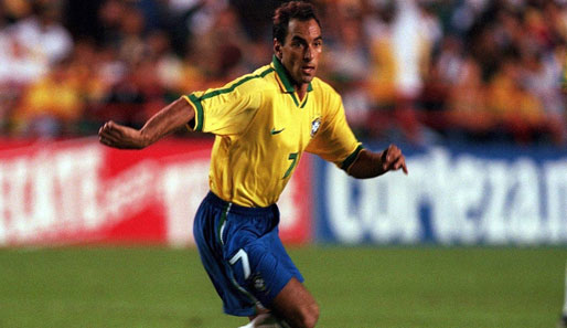 Edmundo kam im WM-Finale 1998 gegen Frankreich für Brasilien zu einem Kurzeinsatz