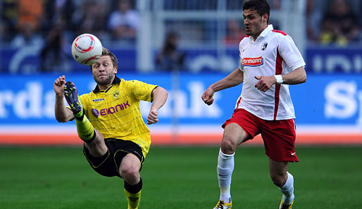 Der Dortmunder Jakub Blasczykowski (l.) wird für Polen gegen Deutschland spielen