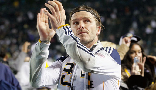 David Beckham spielt seit 2007 bei Los Angeles Galaxy und feierte nun die erste Meisterschaft