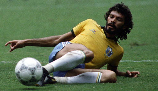 Socrates war Brasiliens Kapitän bei den WMs 1982 und 1986