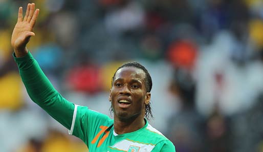 Didier Drogba ist seit 2002 Nationalspieler der Elfenbeinküste