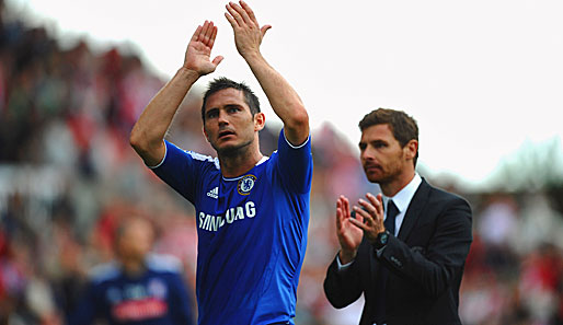 Frank Lampard (l.) und Chelsea-Trainer Andre Villas-Boas waren zuletzt selten einer Meinung