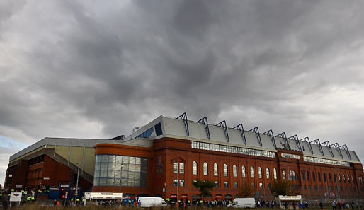 Dunkle Wolken ziehen über dem Ibrox Stadium der Glasgow Rangers auf