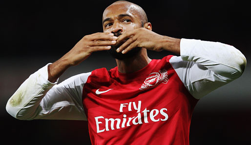 Thierry Henry schoss in 257 Spielen für den FC Arsenal 175 Tore