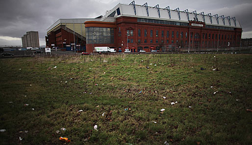 Das Ibrox Stadium in Glasgow ist seit 1899 die Heimat des Rangers Football Club