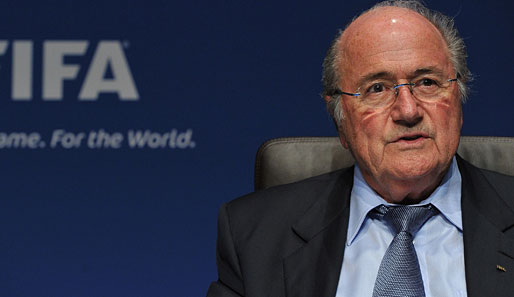 FIFA-Präsident Sepp Blatter äußerte sich zum Problem der Spielmanipulation