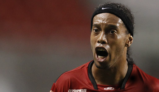 Ronaldinho wechselte im Januar 2011 vom AC Milan zurück zu Flamengo Rio de Janeiro