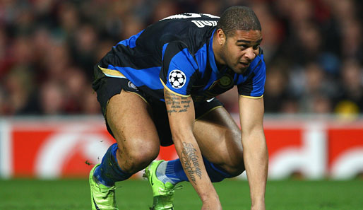 Adriano bestritt von 2001 bis 2009 123 Spiele für Inter Mailand und ist jetzt arbeitslos