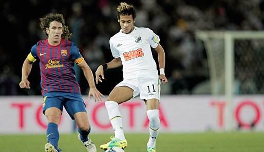 Neymar (r.) gehört zu den größten Talenten des Weltfußballs