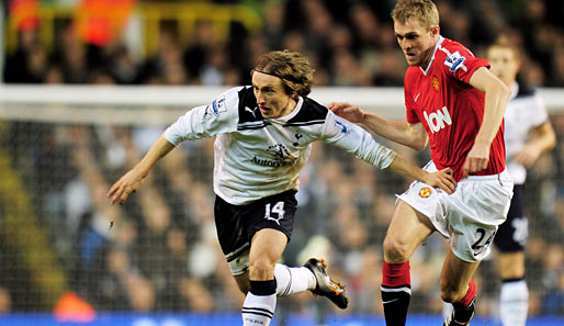 Luka Modric (l.) wechselte 2008 von Dinamo Zagreb zu Tottenham Hotspur