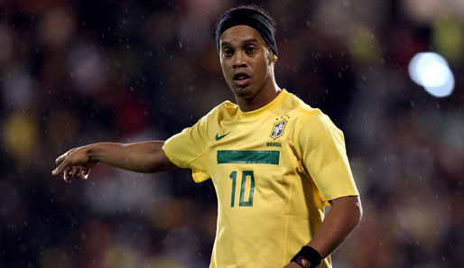 Ronaldinho absolvierte bislang 94 Länderspiele (33 Tore) für Brasilien