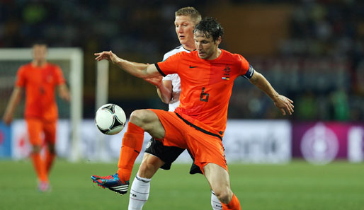 Mark van Bommel gibt sich die Hauptschuld für das Vorrunden-Aus der Niederlande bei der EM