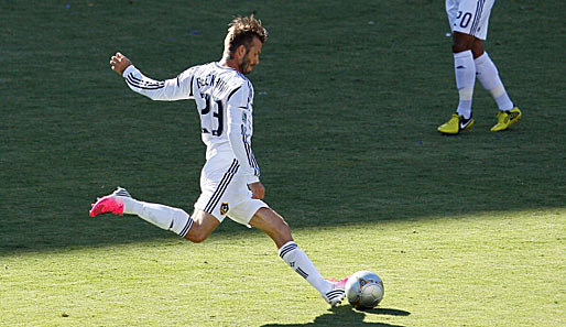 David Beckham musste beim 2:0-Sieg von LA Galaxy verletzungsbedingt passen