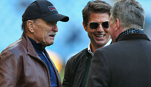 Robert Duvall und Tom Cruise waren beim Manchester Derby vor Ort