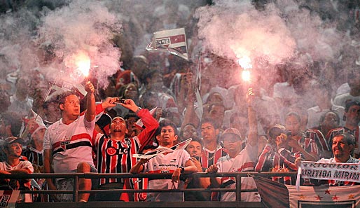 Hitzige Stimmung gab es nicht nur bei den Fans vom FC Sao Paulo, sondern auch auf dem Platz