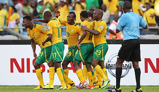 Gastgeber Südafrika gewann im zweiten Spiel mit 2:0 gegen Angola