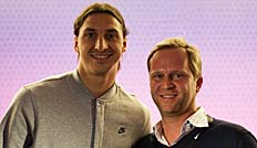 SPOX-Redakteur Thomas Gaber traf Zlatan Ibrahimovic in Paris