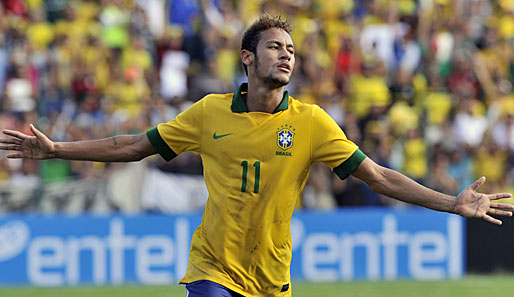 Beim 4:0-Erfolg gegen Bolivien erzielt Brasiliens Hoffnung Neymar einen Doppelpack
