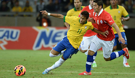 Große Bürde: Neymar soll Brasilien bei der Heim-Weltmeisterschaft zum lang ersehnten Titel führen