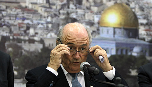 Sepp Blatter will zwischen dem israelischen und dem palästinensischen Verband vermitteln