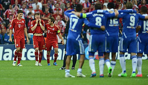 19.5.2012: Nach Schweinsteigers Fehlschuss steht Chelsea vor dem Gewinn der Champions League