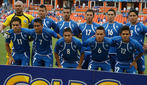 Das Team von El Salvador vom Gold Cup 2013 in den USA