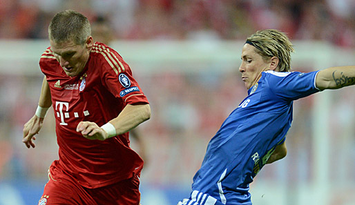 Fernando Torres bewundert insbesondere Bayerns Bastian Schweinsteiger und Philipp Lahm