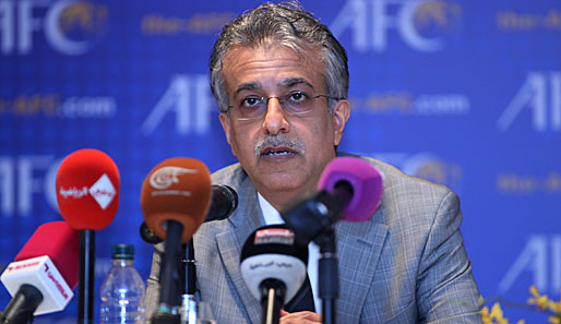 Scheich Salman Bin Ebrahim Al Khalifa ist der Präsident des asiatischen Fußballverbandes