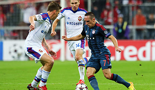 Franck Ribery (r.) hat laut UEFA-Präsident Platini gute Chancen bei der Weltfußballerwahl