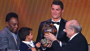 Cristiano Ronaldo ist gewinnt zum zweiten Mal nach 2008 den Ballon d´Or
