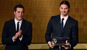 Zlatan Ibrahimovics Fallrückziehertor wurde zum Tor des Jahres 2013 gewählt