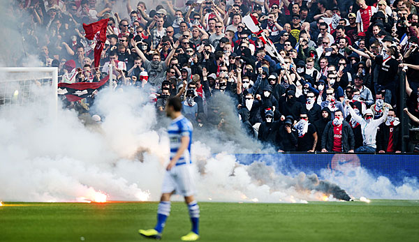 Beim Pokalfinale gegen Zwolle kam es schweren Ausschreitungen seitens der Ajax-Anhänger