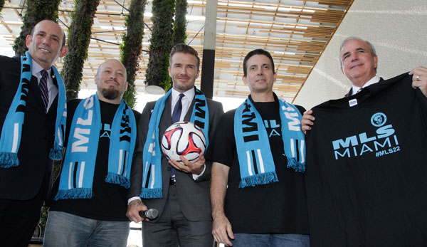 David Beckham präsentierte kürzlich die Idee eines MLS-Klubs in Miami