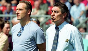 Andreas Müller (l.) und Rudi Assauer arbeiteten gemeinsam auf Schalke