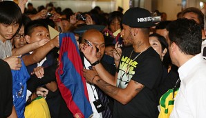 Star in Fernost: Ein Neymar, viele Bewunderer