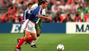 Zinedine Zidane bestritt 108 Länderspiele für Frankreich