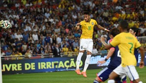 Da fliegt Nummer Vier ins Tor: Neymar war gegen Japan nicht zu stoppen