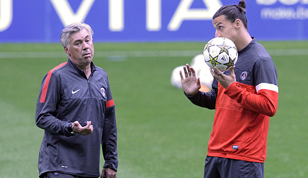 Carlo Ancelotti hat eine hohe Meinung von seinem ehemaligen Superstar Zlatan Ibrahimovic