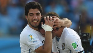 Luis Suarez feiert sein Comeback bei der Nationalmannschaft von Uruguay mit einem Tor