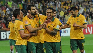 Die Spieler der Nationalmannschaft Australiens konnten sich über einen deutlichen Sieg freuen