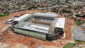 Die Arena in Cuiaba war für die WM in Brasilien neu gebaut worden