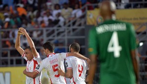 Tunesien feierte eine 2:1-Erfolg über Sambia