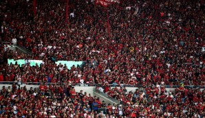 Ein Großteil der Flamengo-Fans verfolgte das Spiel friedlich