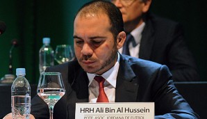 Prinz Ali bin al-Hussein würde nur allzu gerne Sepp Platter vom FIFA-Thron stürzen