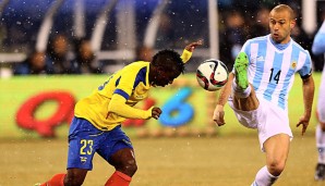 Argentinien konnte auch ohne Lionel Messi gegen Ecuador gewinnen