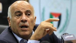 Palästinas Verbandschef Jibril Rajoub reagierte auf Schikanen und Restriktionen gegenüber Palästinensern