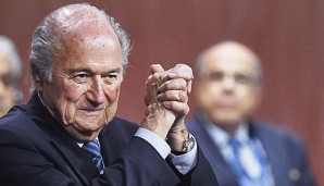 Joseph Blatter geht in seine fünfte Amtszeit als FIFA Präsident