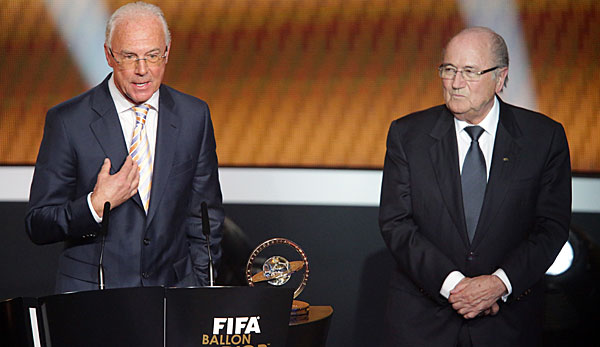 Beckenbauer gilt als großer Befürworter von Sepp Blatter