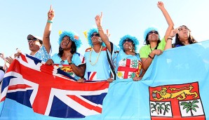 Fidschi freut sich über den Sieg und einen neuen Rekord